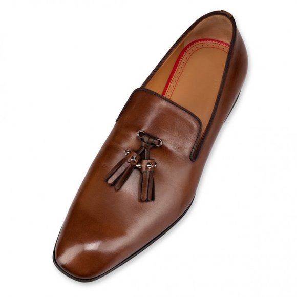 Bashwood Handmade Brown Tussle Style Loafers For Men